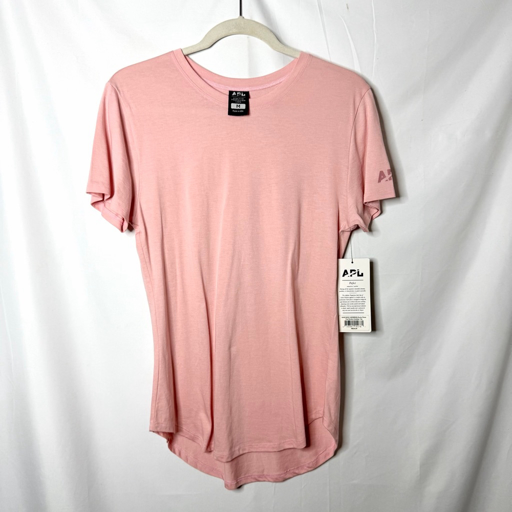 APL Perfect Holiday Tee Pink Short Sleeve Tee M New with tags